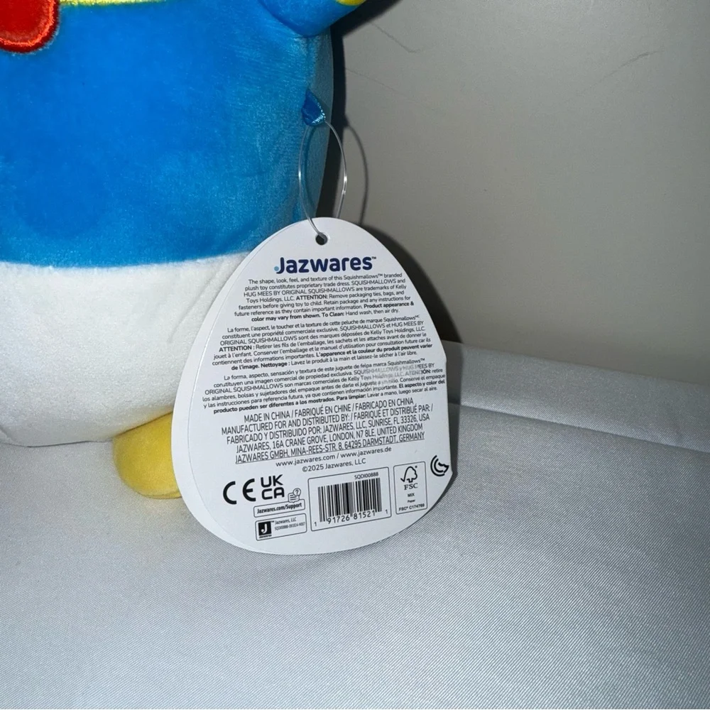 Disney HugMees Donald Duck Plush with‎ Blue and Yellow Accents - Picture 3 of 4